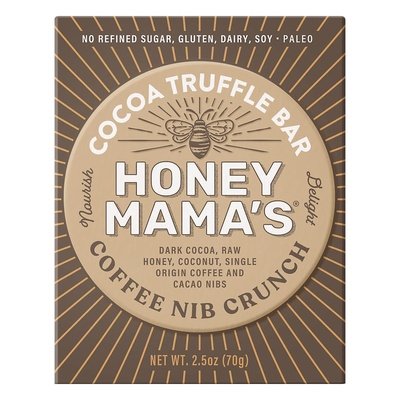 Honey Mamas Nib/cffe Cacao Nctr Bar 12/2.5 OZ [UNFI #60955]