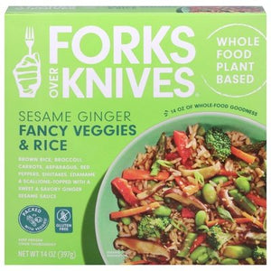 Forks Over Knives Veggies Rice Sesame Ginger 8/14 Oz [UNFI #28664]