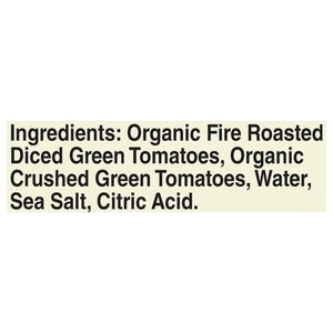 Muir Glen Tomatoes Diced Green Roasted 12/14.5 Z [UNFI #04512]