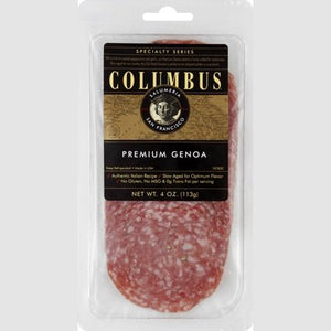 Columbus Genoa Sliced Salame 12/4 Oz [Peterson #38699]