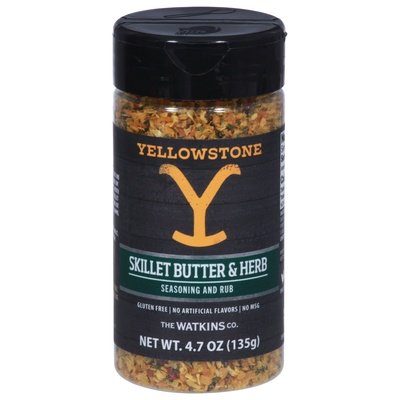 Yellowstone Skillet Butter & Herb Seasoning 6/4.7 Oz [UNFI #63219]
