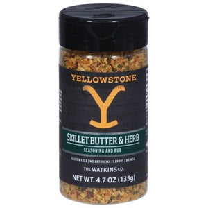 Yellowstone Skillet Butter & Herb Seasoning 6/4.7 Oz [UNFI #63219]