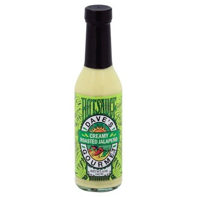 Daves Gourmet Hot Sauce, Crmy Rstd Jalapeno 6/8 Oz [UNFI #33392]