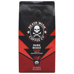 Death Wish Coffee Dark Roast Ground Coffee 6/10 Oz [UNFI #45929]