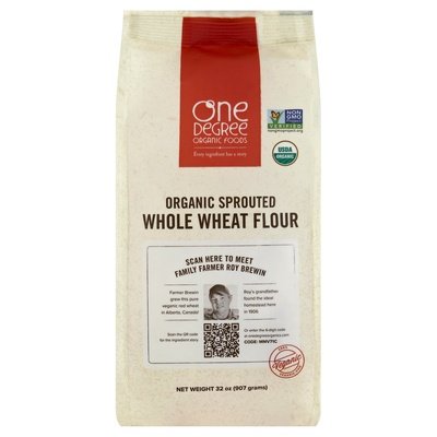 OG2 One Degree Sprtd Whl Wheat Flour 6/32 OZ [UNFI #39322]