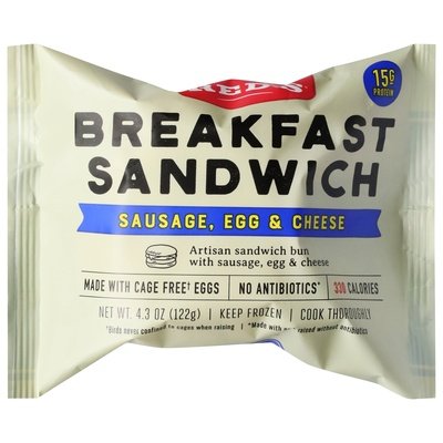 Reds All Natural Sausage Egg & Cheese 8/4.3 Oz [UNFI #53309]