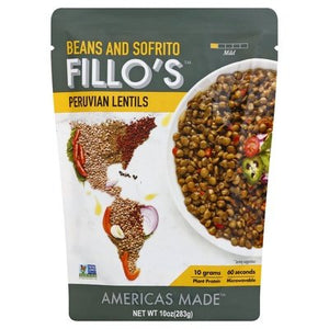 Fillos Pruvian Lentil Bn 6/10 OZ [UNFI #22925]