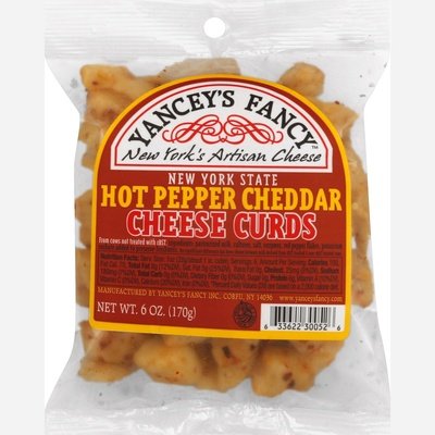 Yanceys Fancy Cheese Curds Hot Pepper 12/6 Oz [Peterson #24742]