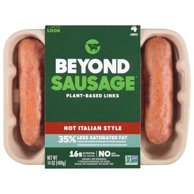 B.M Sausage Hot Italian  8/14 OZ [UNFI #15119]