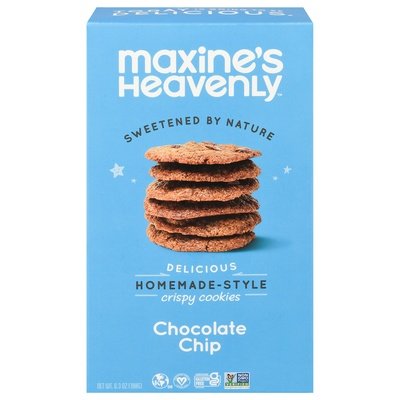 Maxine`S Heavenly Cookies Crispy Choc Chip Cookies 8/6.3 Oz [UNFI #11577]