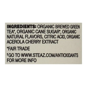 OG2 Steaz Iced Green Tea Peach 12/16 OZ [UNFI #63007]