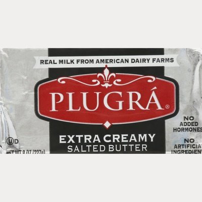 Kellers Creamery Butter Plugra Salted 12/8 Oz [Peterson #65108]