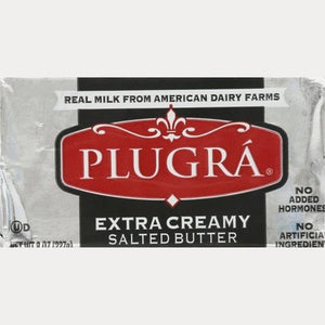 Kellers Creamery Butter Plugra Salted 12/8 Oz [Peterson #65108]