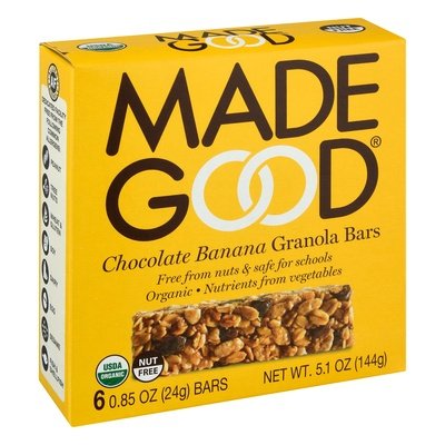 OG2 Made Good Chocolate Banana Grnl Bar 6/6/.85 OZ [UNFI #76620]