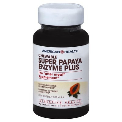 Amer Hlth Super Papaya Enzyme 90 TAB [UNFI #84925] T