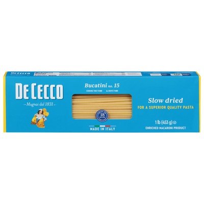 Dececco Bucatini 20/16 OZ [UNFI #39647]