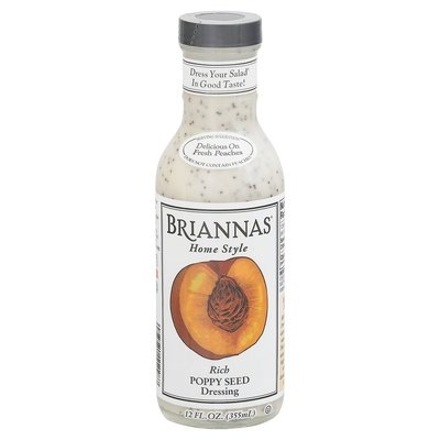 Briannas Nat Homestyle Rich Poppy Seed 6/12 OZ [UNFI #25964]