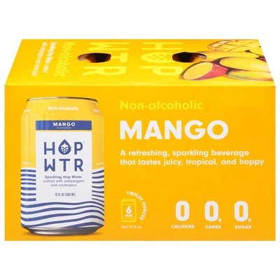 Hop Wtr Mango 4/6/12 OZ [UNFI #85167] T