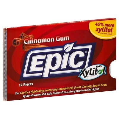 Epic Xylitol Gum Cinn 12/12 CT [UNFI #51952]
