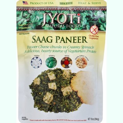 Jyoti Heat And Serve Saag Paneer 6/10 OZ [UNFI #32758]