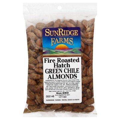 Sunridge Farms Almonds, Hatch Green Chile, Rstd 12 LB [UNFI #45846]