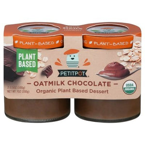 Petit Pot Oatmilk Chocolate Pudding 2Pk 4/8 Oz [UNFI #71293]