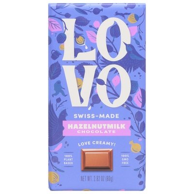 Lovo Hazelnut Milk Choc Bar,Plnt Bs 12/2.82 Oz [UNFI #39923]