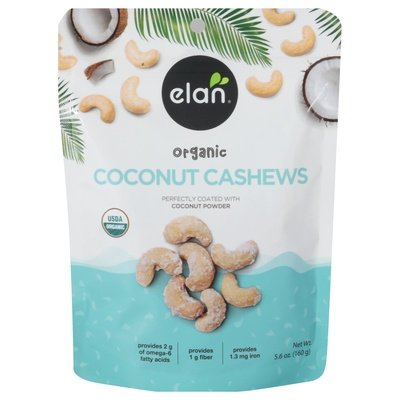 Elan Cashews Coconut 8/5.6 Oz [UNFI #27164]