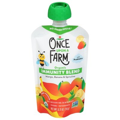 OG2 Once Upon A Farm Mango Banana Spirulina 8/3.2 OZ [UNFI #67544]