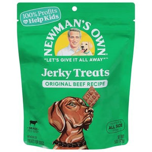 Newmans Own Beef Jerky DOG Treats 6/5 OZ [UNFI #69615] T