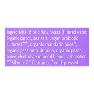 Biotic Kvass Passion Fruit Probiotic 6/15.2 Fz [UNFI #45655]