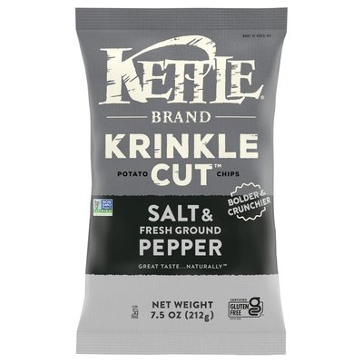 Kettle Brand Salt And Fresh Ground Pepper 12/7.5 Oz [UNFI #25146]
