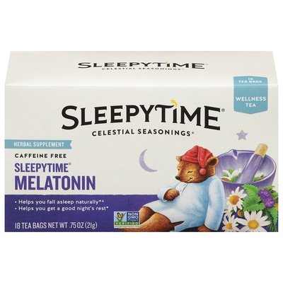 Celestial Seasonings Sleepytime Melatonin 6/18 Bag [UNFI #22253]