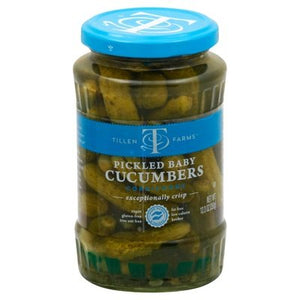 Tillen Farms Pickled Baby Cucumbers/Cornich 6/12.3 Oz [UNFI #80214]