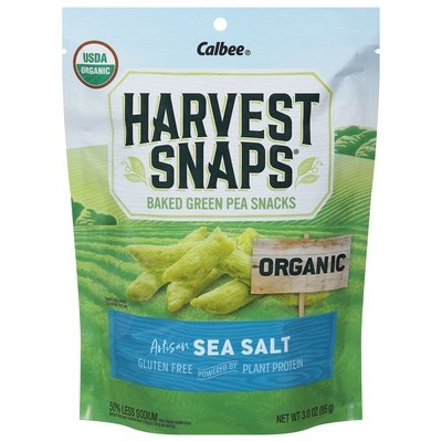 Harvest Snaps Crisps Sea Salt 12/3 Oz [UNFI #20170]