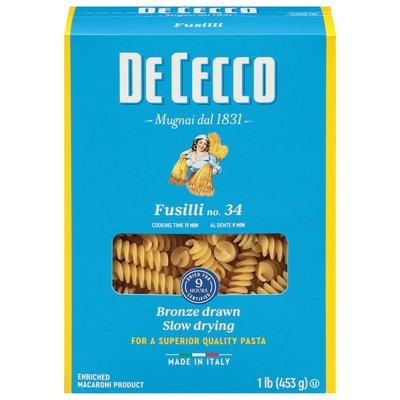 Dececco Fusilli #34 12/16 OZ [UNFI #64740]