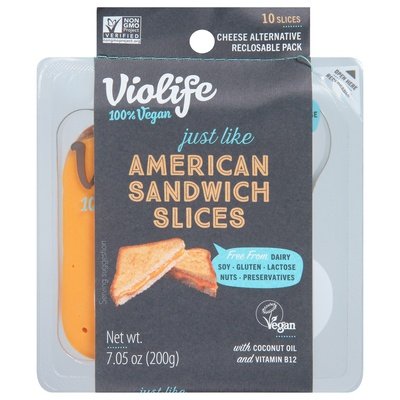 Violife Single Slices 8/7.05 OZ [UNFI #12082]