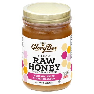 Glorybee Raw, Montana White Clover Blossom 6/18 Oz [UNFI #22485]