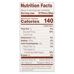 Simple Mills Chocolate Brownie Sweet Thins 6/4.25 OZ [UNFI #10548]