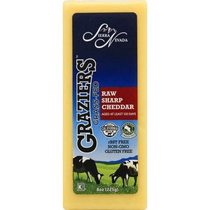 Graziers Cheddar Sharp Raw Milk 12/8 Oz [Peterson #08865]