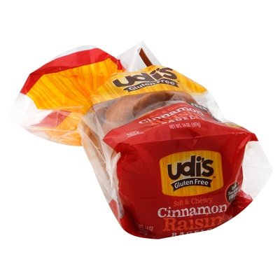 Udi Bagel Cinn Rsn 5 Pk 8/13.9 OZ [UNFI #70917]