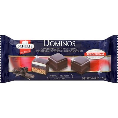 Schulte Dominos, Dark Chocolate 18/4.4 Oz [UNFI #81248]