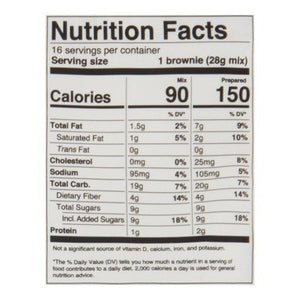 Miss Jones Baking Co Double Chocolate Brownie 6/14.67 OZ [UNFI #38912]