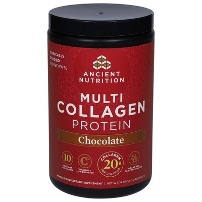 Ancient Nutrition Multi Collagen Prtn Chocolate 16.65 OZ [UNFI #69459] T