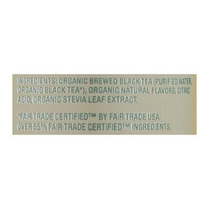 OG2 Zevia Black Tea With Peach Rtd 12/12 OZ [UNFI #23951]