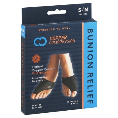 Copper Compression Copper Compression Bunion Slv 1 Ct [UNFI #64929]