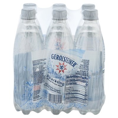 Gerolsteiner Sparkling Mineral, 6-Pack 4/6/16.9 Oz [UNFI #21815]