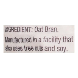 Bobs Oat Bran Gf 4/16 OZ [UNFI #19900]