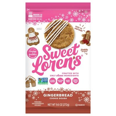 Sweet Lorens Gingerbread Cookie Dough 6/9.6 Oz [UNFI #42658]