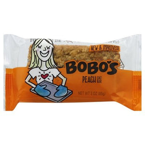 Bobos Oat Bars Peach Gf 12/3 OZ [UNFI #01440]